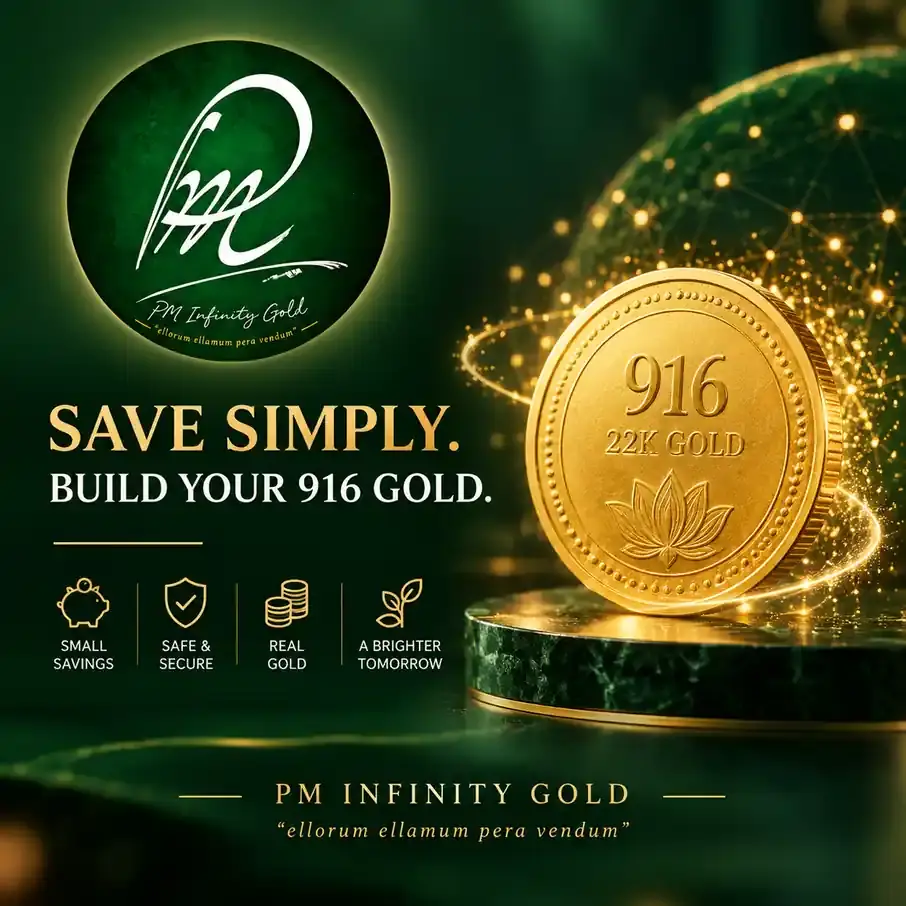 PM Infinity Gold — Save simply. Build your 916 gold.